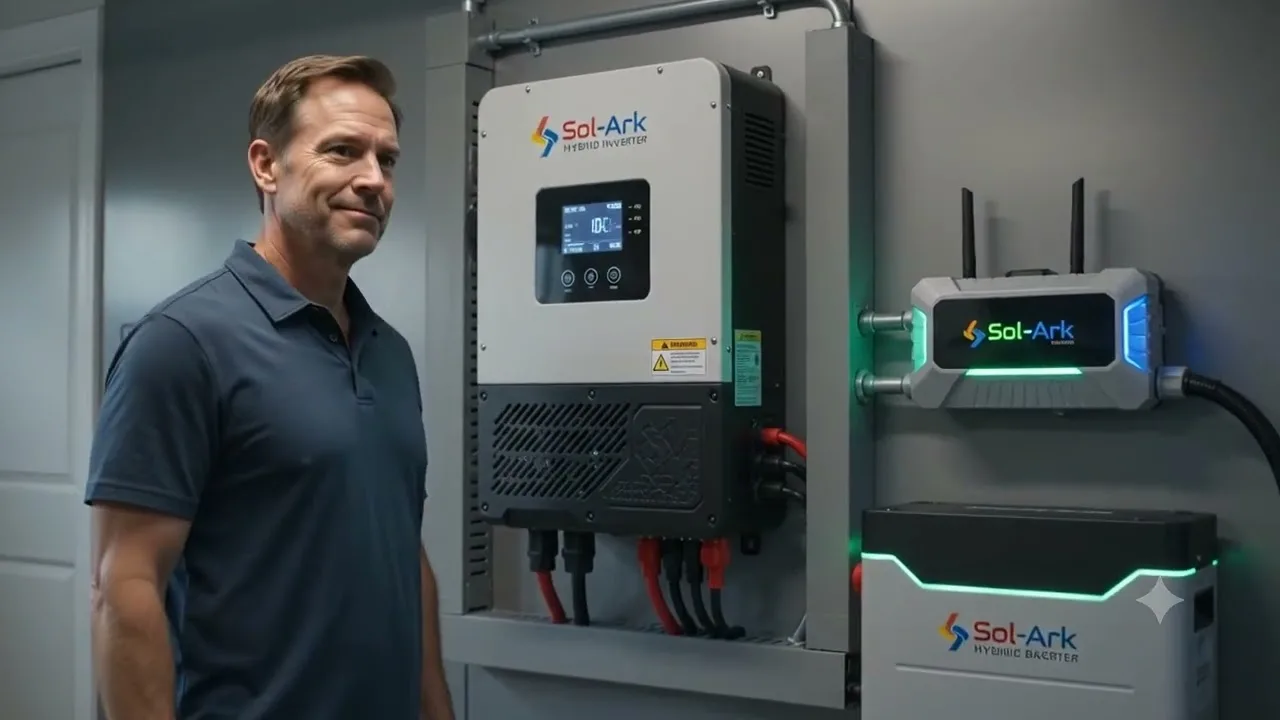 Whole-home battery backup system video preview